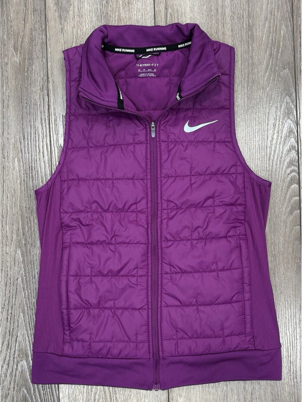 Nike Running Therma-Fit Vest Women’s X-small Purple Reflective Fitness